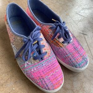 Keds Malhia Kent Loafers in Kikaou Blue Multicolor